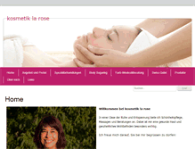 Tablet Screenshot of kosmetik-larose.ch
